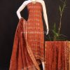 Maheshwari silk handloom woven unstitched 3 pc suit