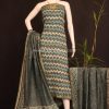 Maheshwari silk handloom woven unstitched 3 pc suit