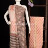 Maheshwari silk handloom woven unstitched 3 pc suit