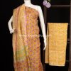 Maheshwari silk handloom woven unstitched 3 pc suit