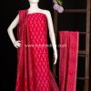 Maheshwari silk handloom woven unstitched 3 pc suit