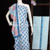 Sanganeri Print Cotton Unstitched Suit Set