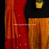 Handwoven Chanderi Silk Unstitched Suit Set