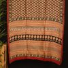 CHANDERI HANDBLOCK PRINTED SAREE SR CH 350