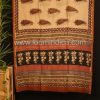 CHANDERI HANDBLOCK PRINTED SAREE SR CH 354