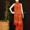 CHANDERI HANDBLOCK PRINTED SAREE SR CH 366