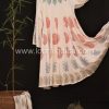 (KD)mul cotton handblocked bagh print semistiched anarkali  kurta with dupatta